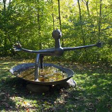 Heinrich Kirchner Skulpturenpark Erlangen – Mann im Boot